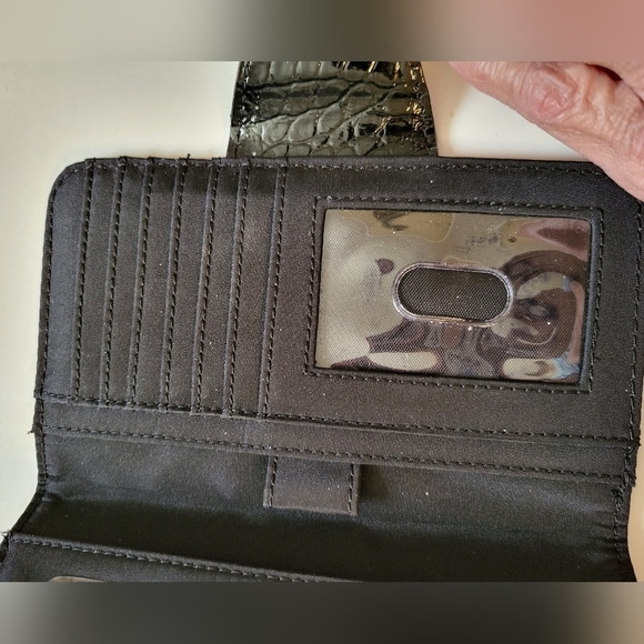 Nine West Black Patent Wallet NWOT - Picture 8 of 10